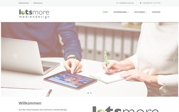 Screenshot of lotsmore.de