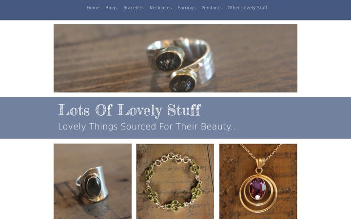 Screenshot of lotsoflovelystuff.co.uk