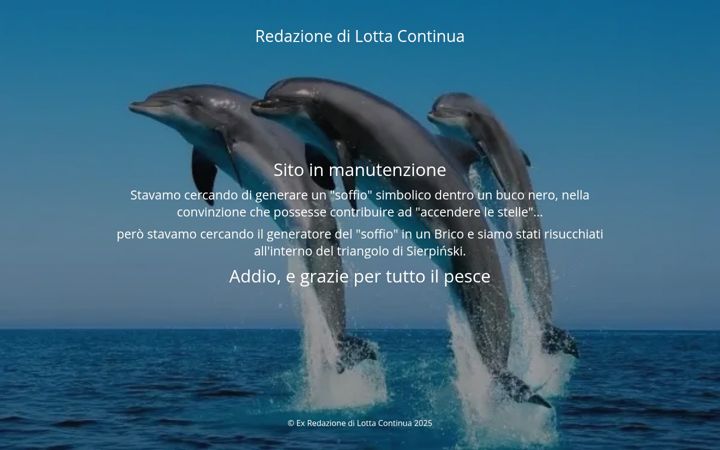Screenshot of lotta-continua.it