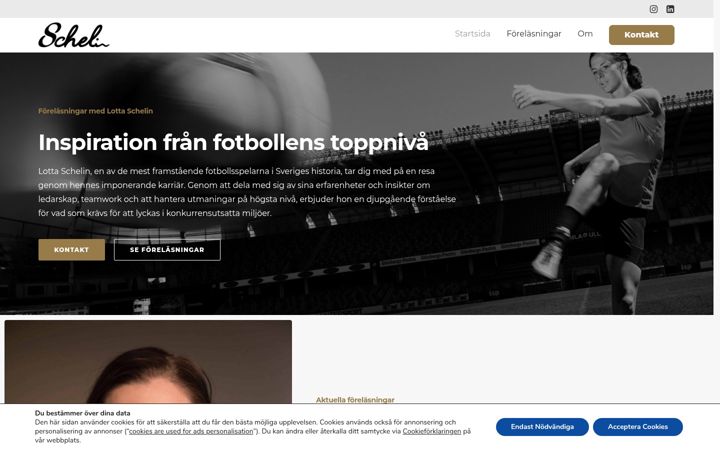 Screenshot of lottaschelin.se
