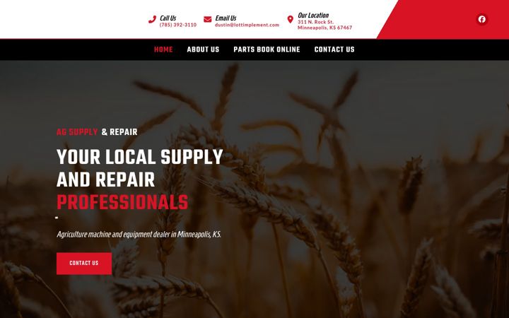Screenshot of lottimplement.com