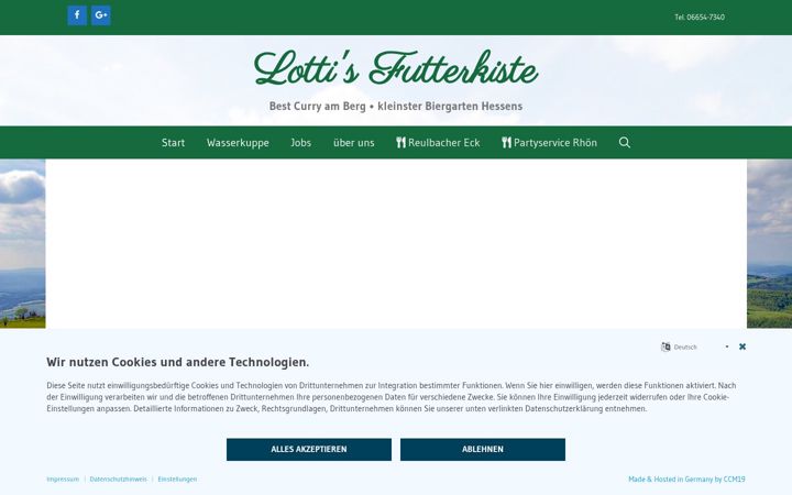 Screenshot of lottis-futterkiste.de