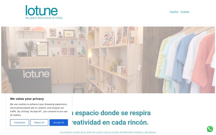Screenshot of lotunebilbao.com