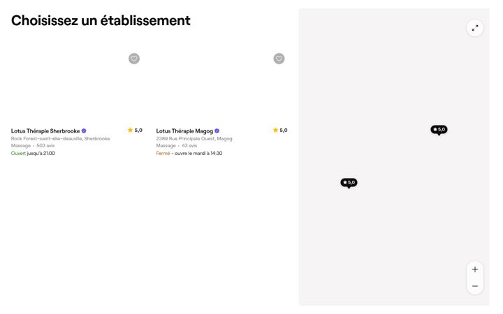 Screenshot of lotus-therapie.com