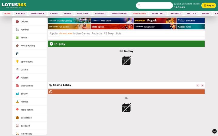 Screenshot ta' lotusbook365.live