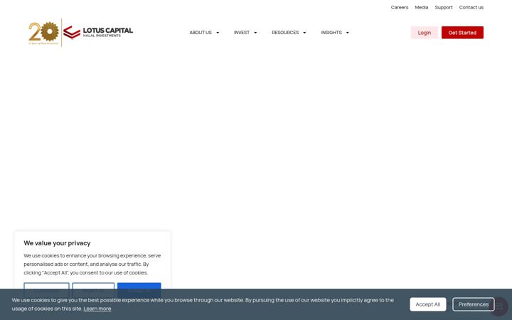Screenshot of lotuscapitallimited.com