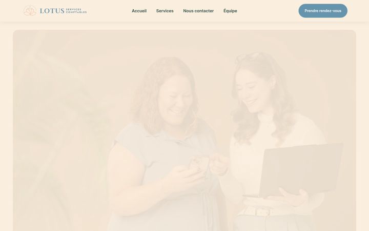 Screenshot of lotuscl.ca