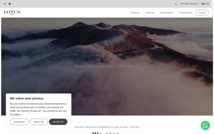 Screenshot of lotuslech.com