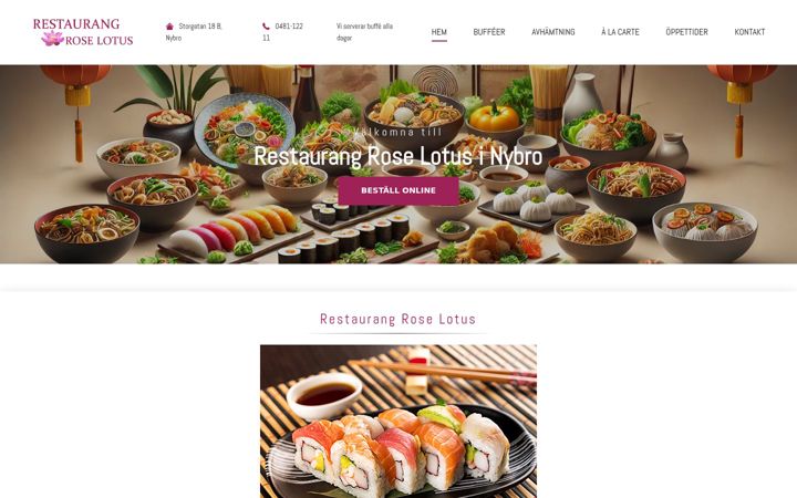 Screenshot of lotusnybro.se