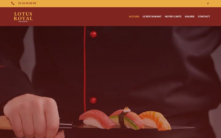 Screenshot of lotusroyal.fr