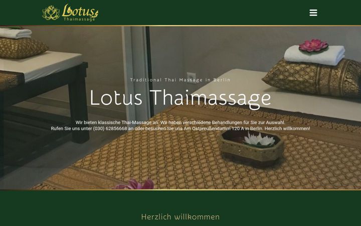 Screenshot of lotusthaimassage-berlin.de