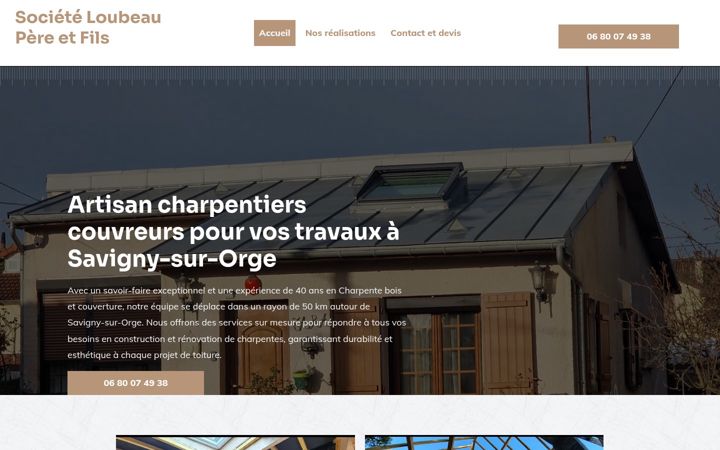 Screenshot of loubeau-pere-et-fils.fr