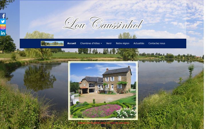Screenshot of loucaussinhol.com
