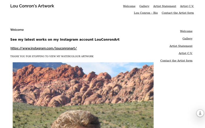 Screenshot of louconron.com