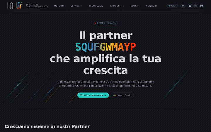 Screenshot of loud-agency.info