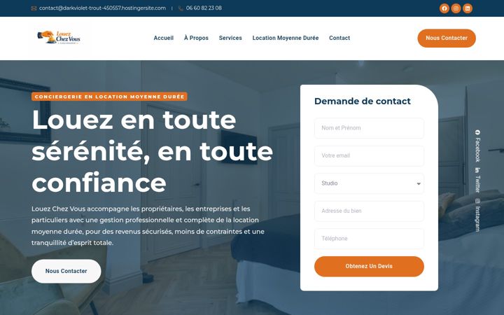Screenshot of louezchezvous.fr
