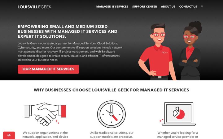 Screenshot of lougeek.com