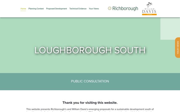 Screenshot of loughborough-south.co.uk