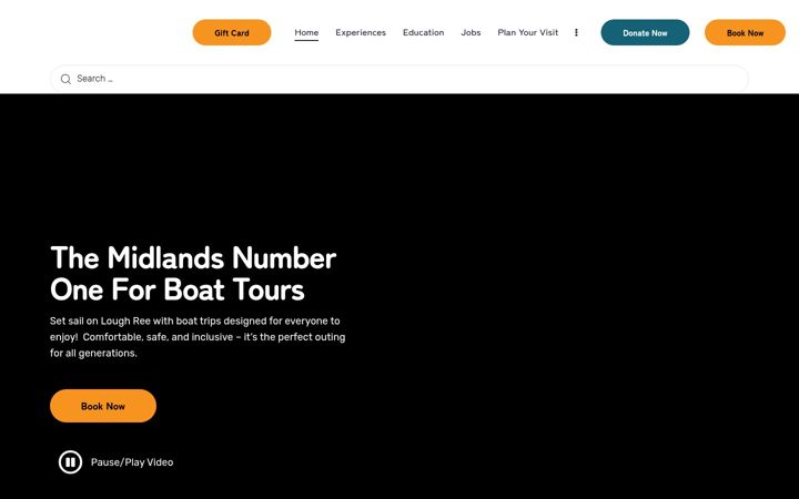 Ekrano kopija loughreeboattrips.com