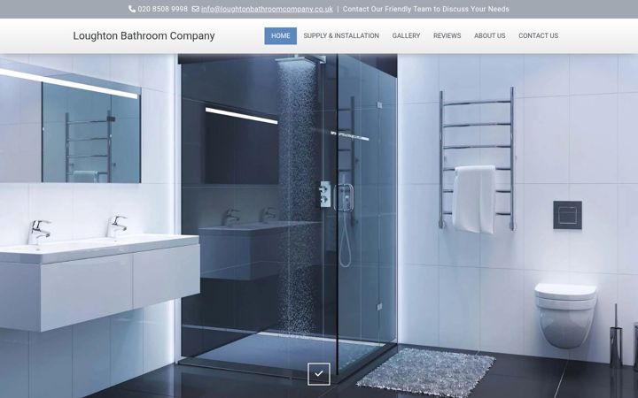 Screenshot of loughtonbathroomcompany.co.uk