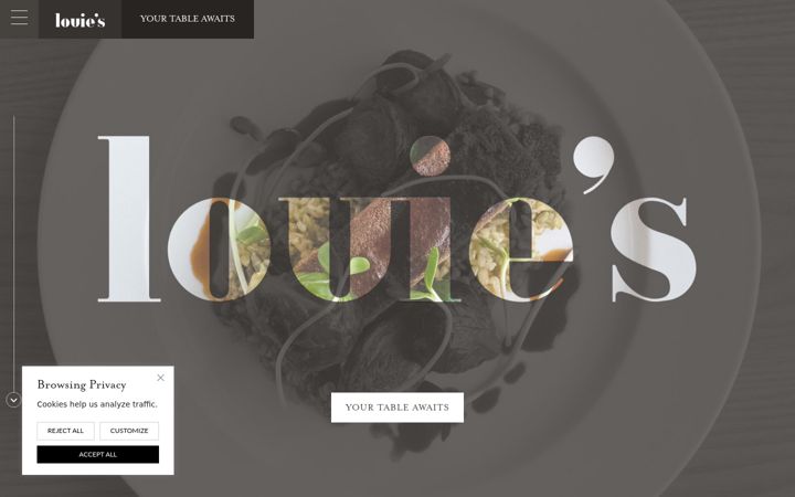 Screenshot of louiesnh.com