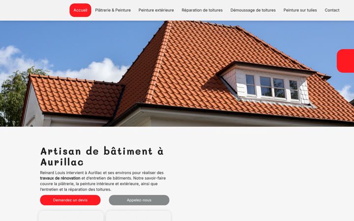 Screenshot of louis-peinture.fr