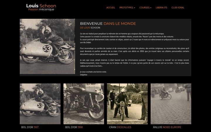 Screenshot of louis-schoon.fr