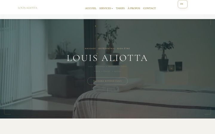 Screenshot of louisaliotta.com