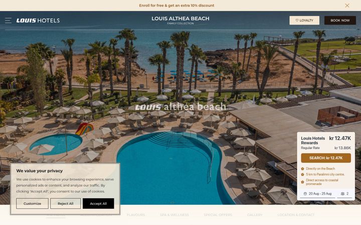Screenshot of louisaltheabeach.com