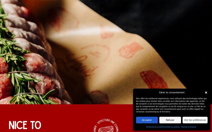 Screenshot of louisartisanboucher.ch