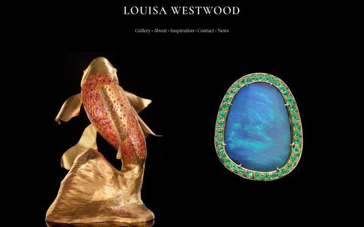 Screenshot of louisawestwood.com