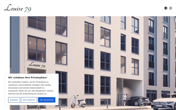 Screenshot of louise79.de