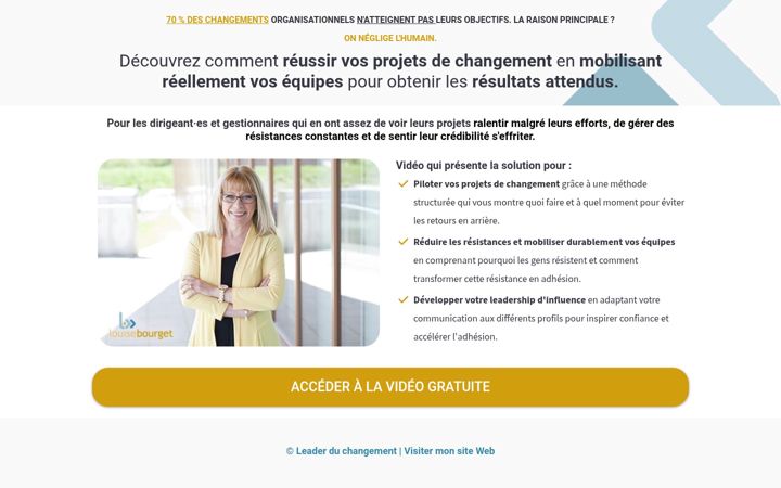 Screenshot of louisebourget.org