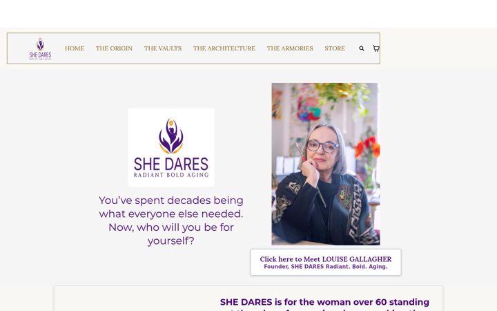 Screenshot of louisegallagher.ca