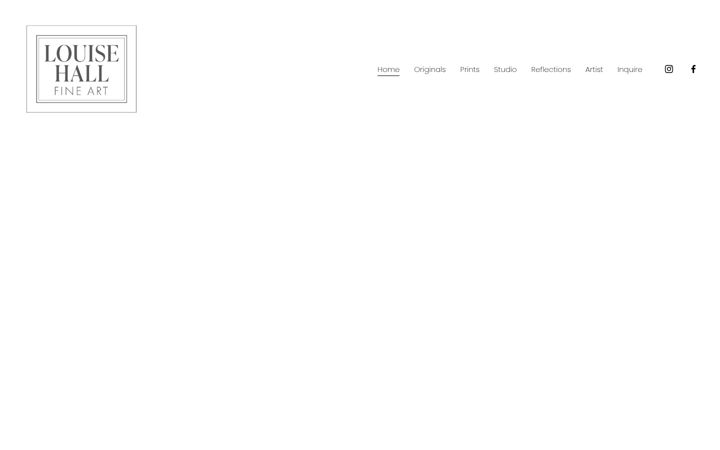 Screenshot of louisehallfineart.com