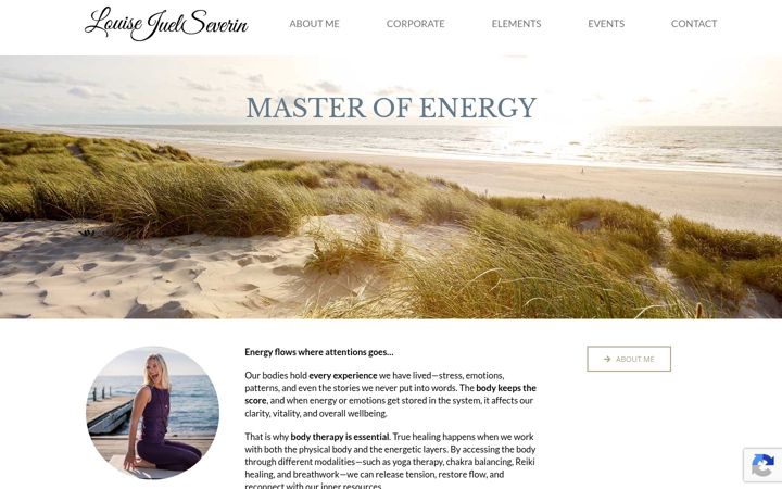 Screenshot of louisejuelseverin.com
