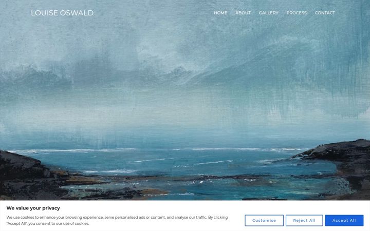 Screenshot of louiseoswald.com
