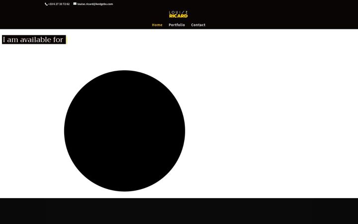 Screenshot of louisericard.com