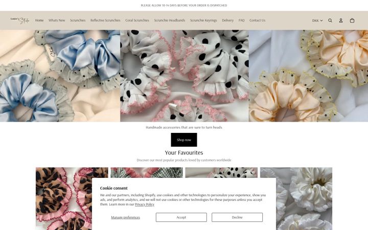 Screenshot of louises-studio.com