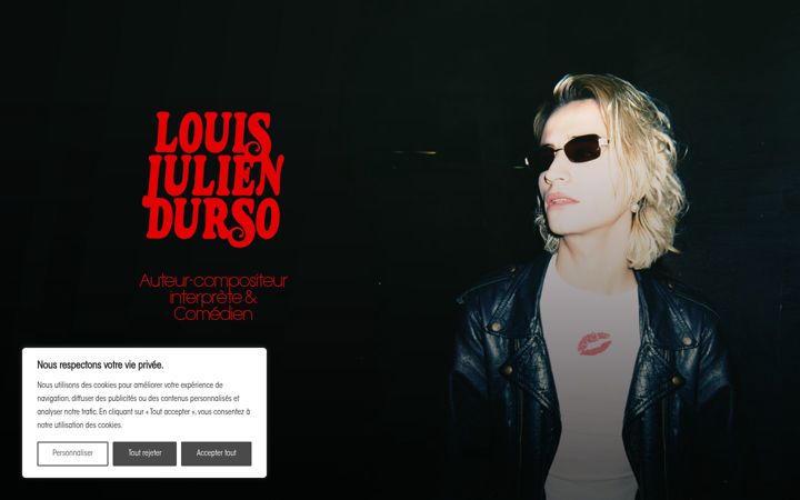 Screenshot of louisjuliendurso.com