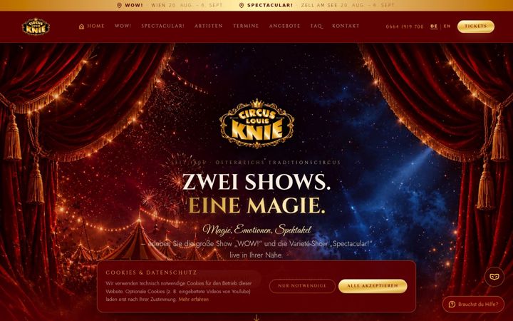 Screenshot of louisknie.com