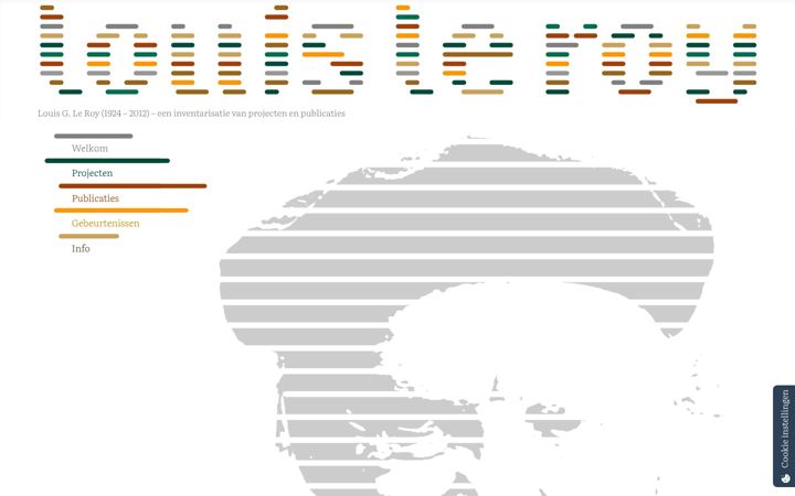 Screenshot of louisleroy.nl