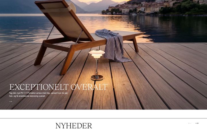 Screenshot of louispoulsen.com