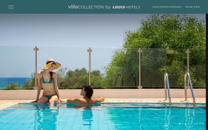 Screenshot of louisvillas.com