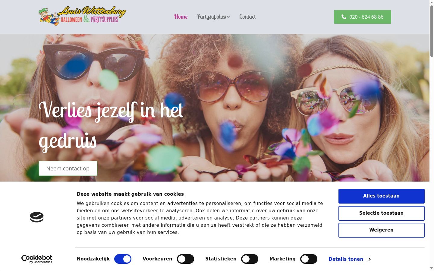 Zrzut ekranu banera zgody wyświetlanego przed jakąkolwiek interakcją