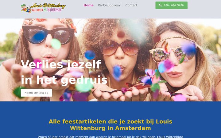 Screenshot of louiswittenburg.eu