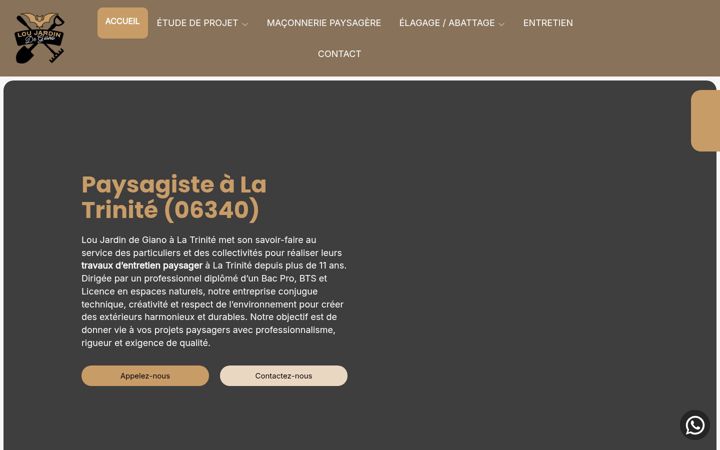 Screenshot of loujardindegiano.fr