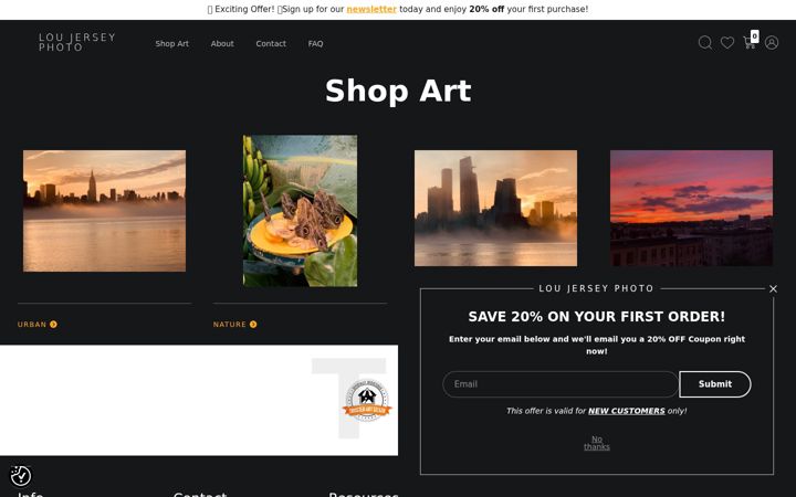 Screenshot of loujerseyphotos.com