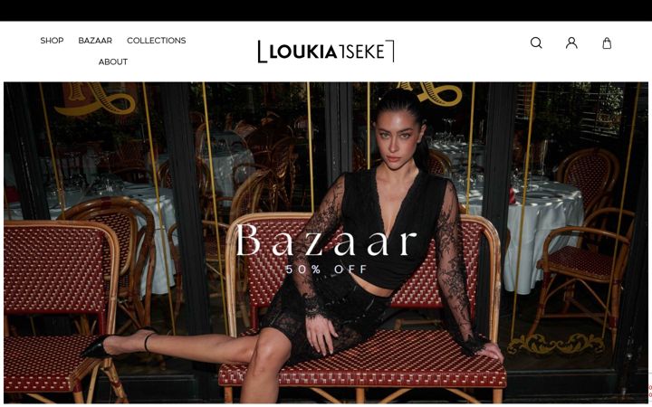 Screenshot of loukiatseke.com