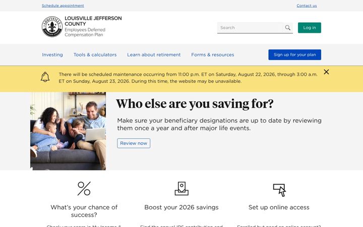 Screenshot of loukydc.com